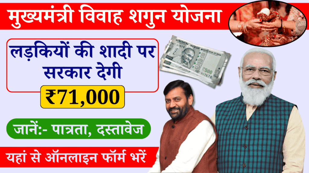 Mukhyamantri Vivah Shagun Yojana