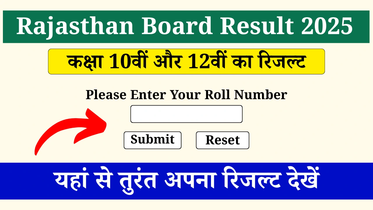 Rajasthan Board Result Check 2025